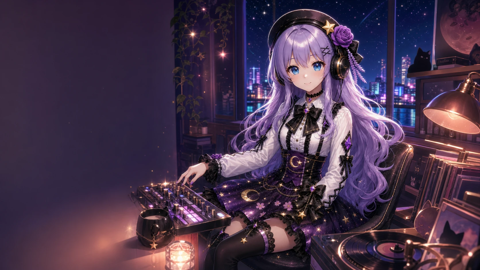 ローファイスタジオで音楽を選ぶ宴美結